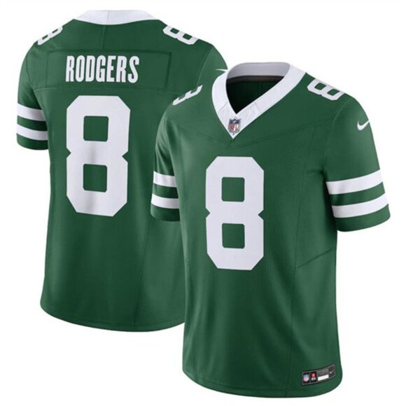 KidsYouths8 Aaron Rodgers Green FUSE Stitched Jersey